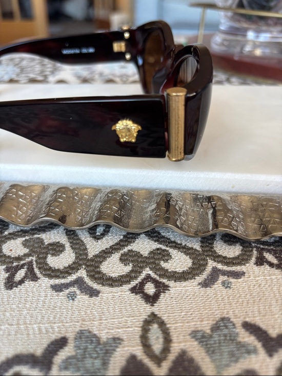 Gianni Versace 617 vintage sunglasses brown main image 4